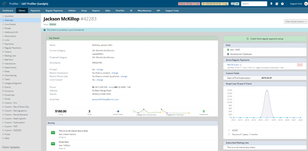 Overview screenshot