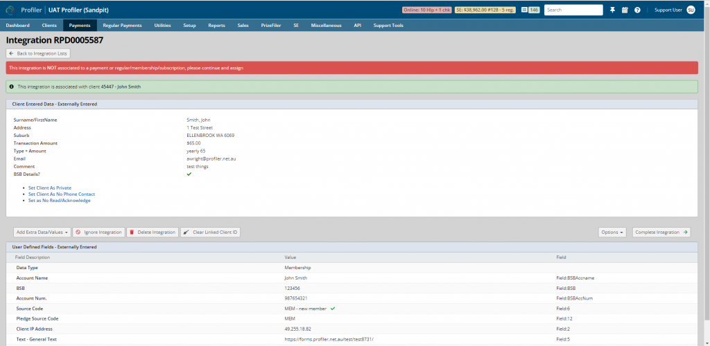 RAPIDMatch screenshot