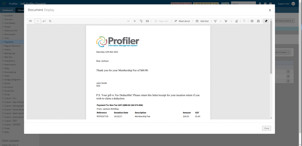InstantReceipt screenshot